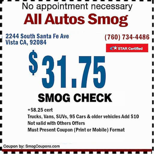 Smog Check Coupon