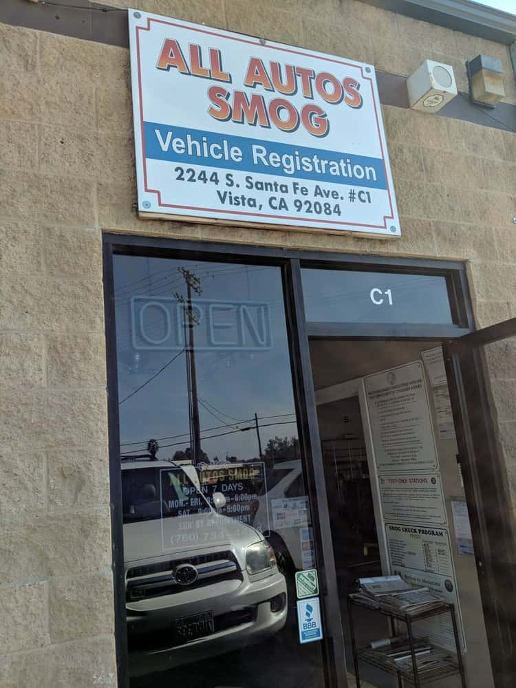 Certified Smog Check Near Me in Vista