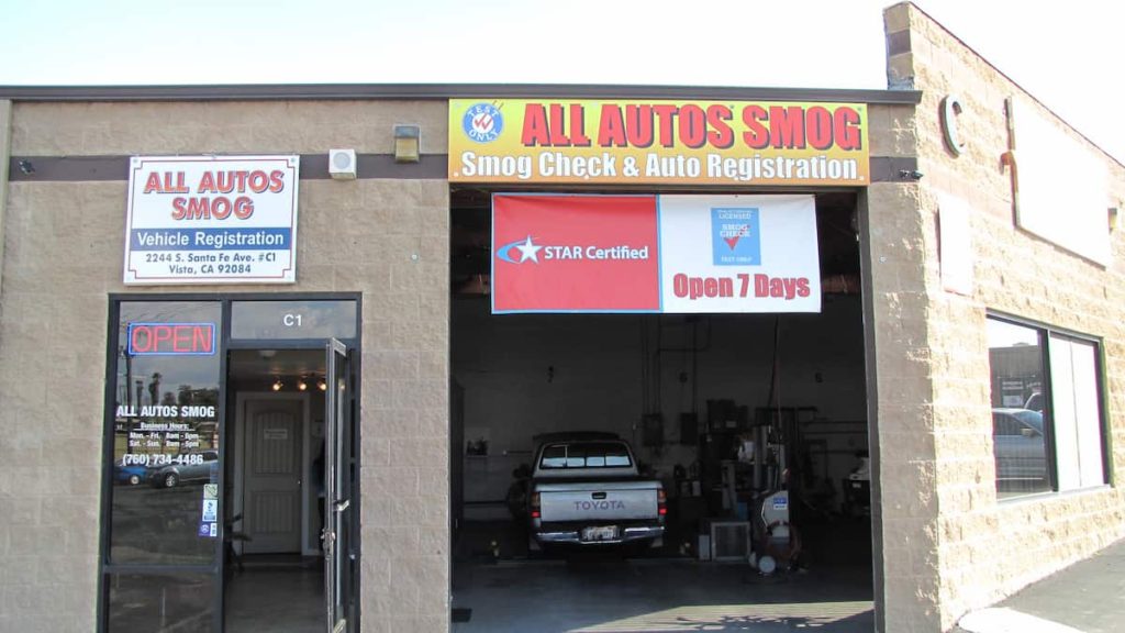 Smog Check Station Vista